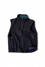 画像をギャラリービューアに読み込む, MADE IN USA 90&#39;S FLEECE VEST / BLACK [SIZE: M USED]
