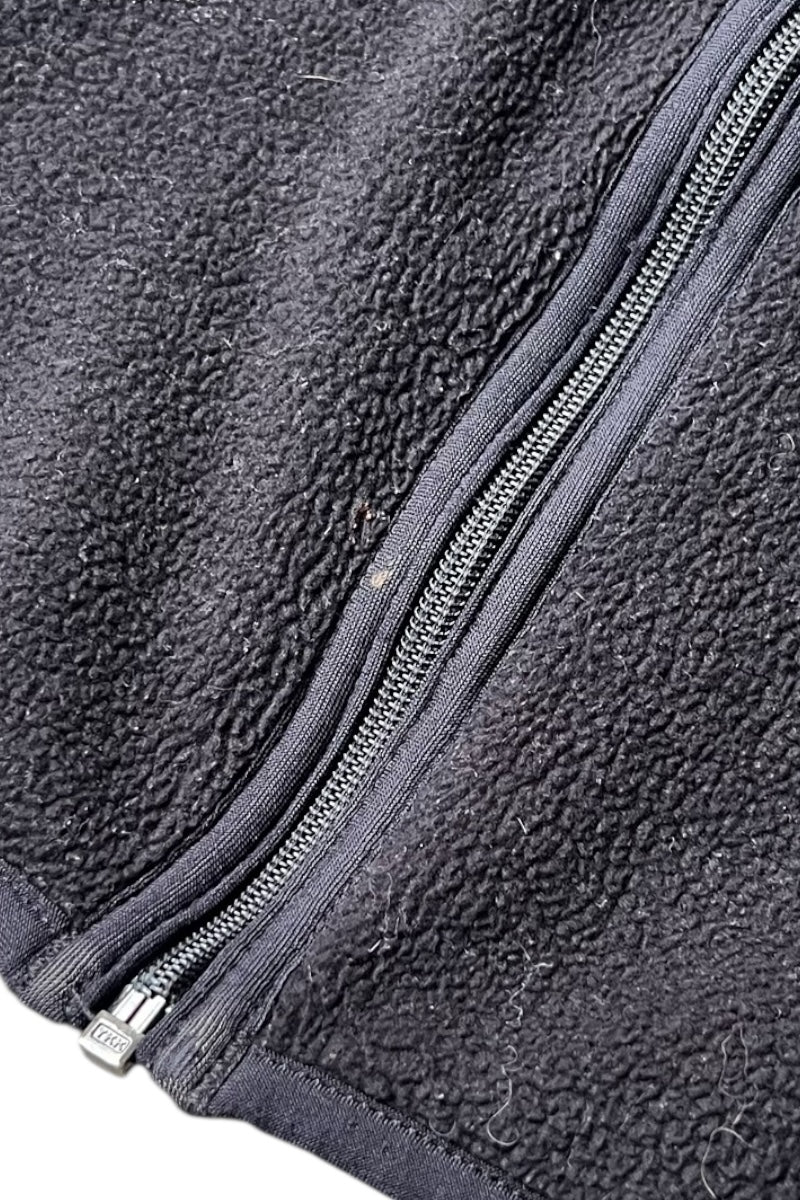 MADE IN USA 90'S FLEECE VEST / BLACK [SIZE: M USED]