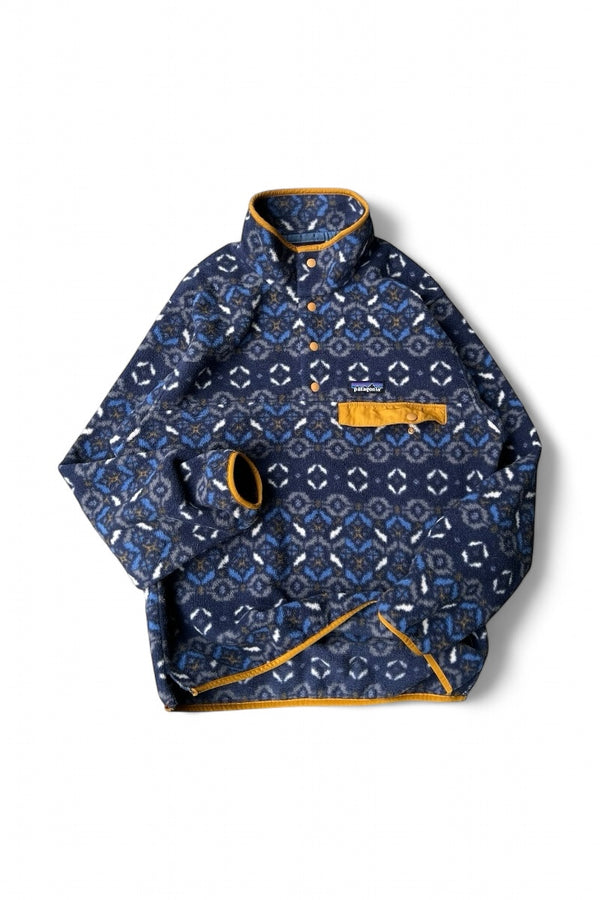 19AW T-SNAP SYNCHILLA PATTERN FLEECE JACKET / NAVY [SIZE: XS USED]