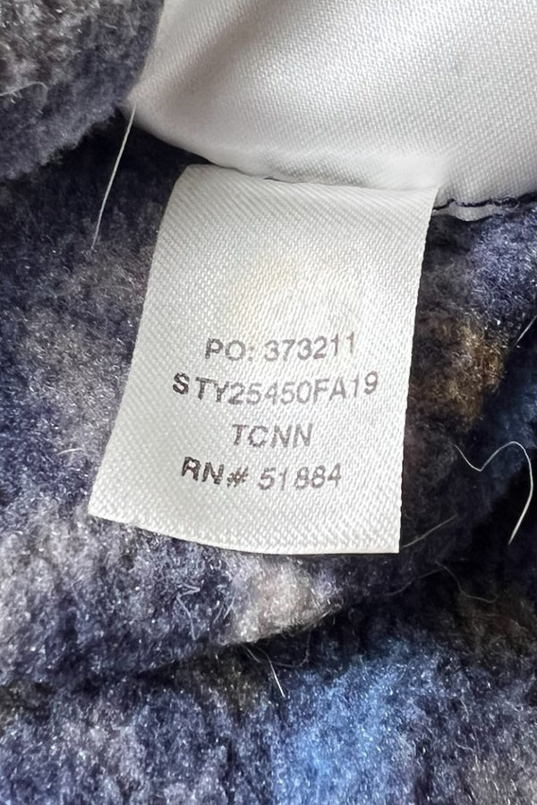 19AW T-SNAP SYNCHILLA PATTERN FLEECE JACKET / NAVY [SIZE: XS USED]
