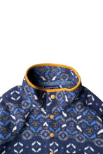 画像をギャラリービューアに読み込む, 19AW T-SNAP SYNCHILLA PATTERN FLEECE JACKET / NAVY [SIZE: XS USED]
