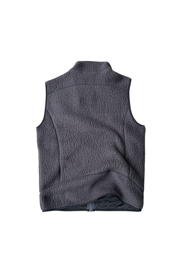 RETRO PILE VEST / GRAY [SIZE: S DEADSTOCK/NOS]