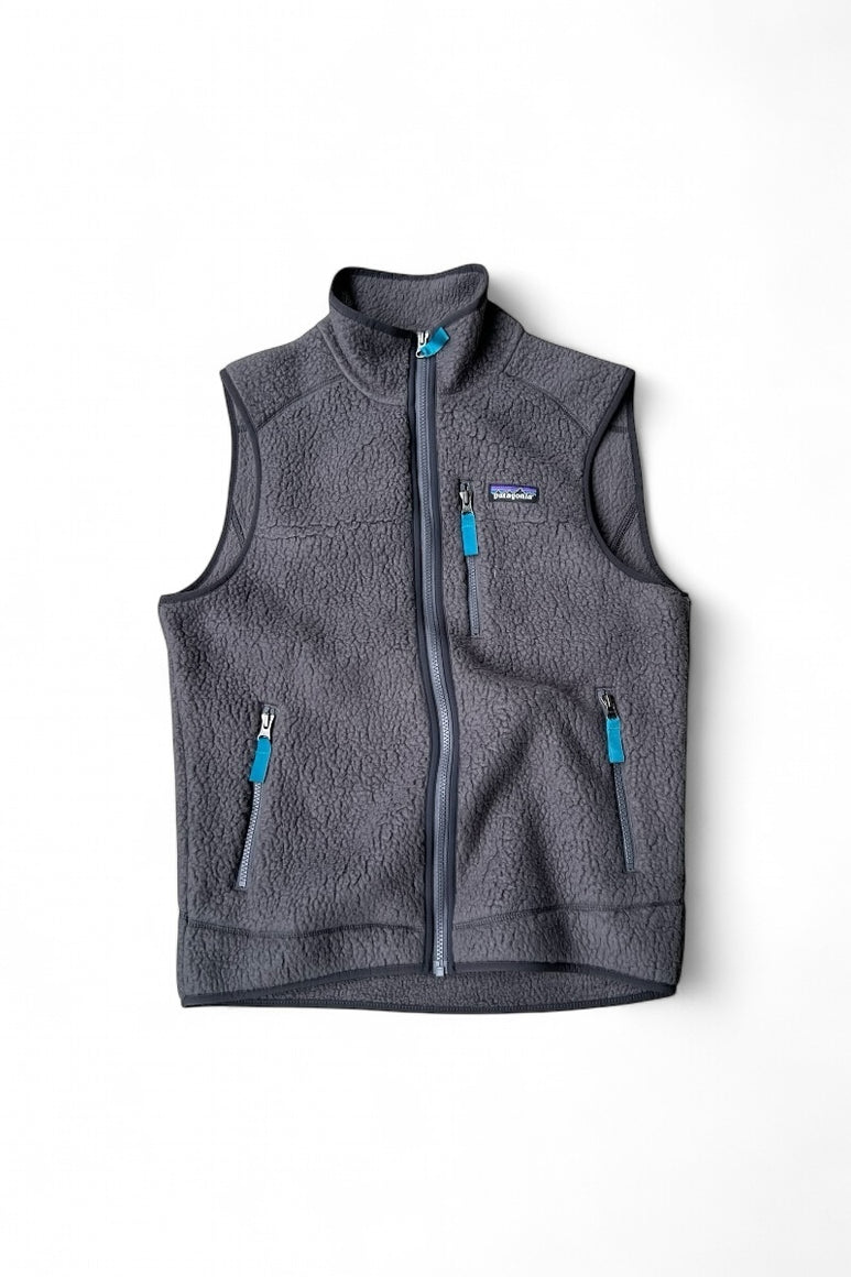 RETRO PILE VEST / GRAY [SIZE: S DEADSTOCK/NOS]