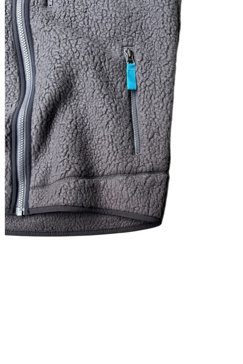 RETRO PILE VEST / GRAY [SIZE: S DEADSTOCK/NOS]