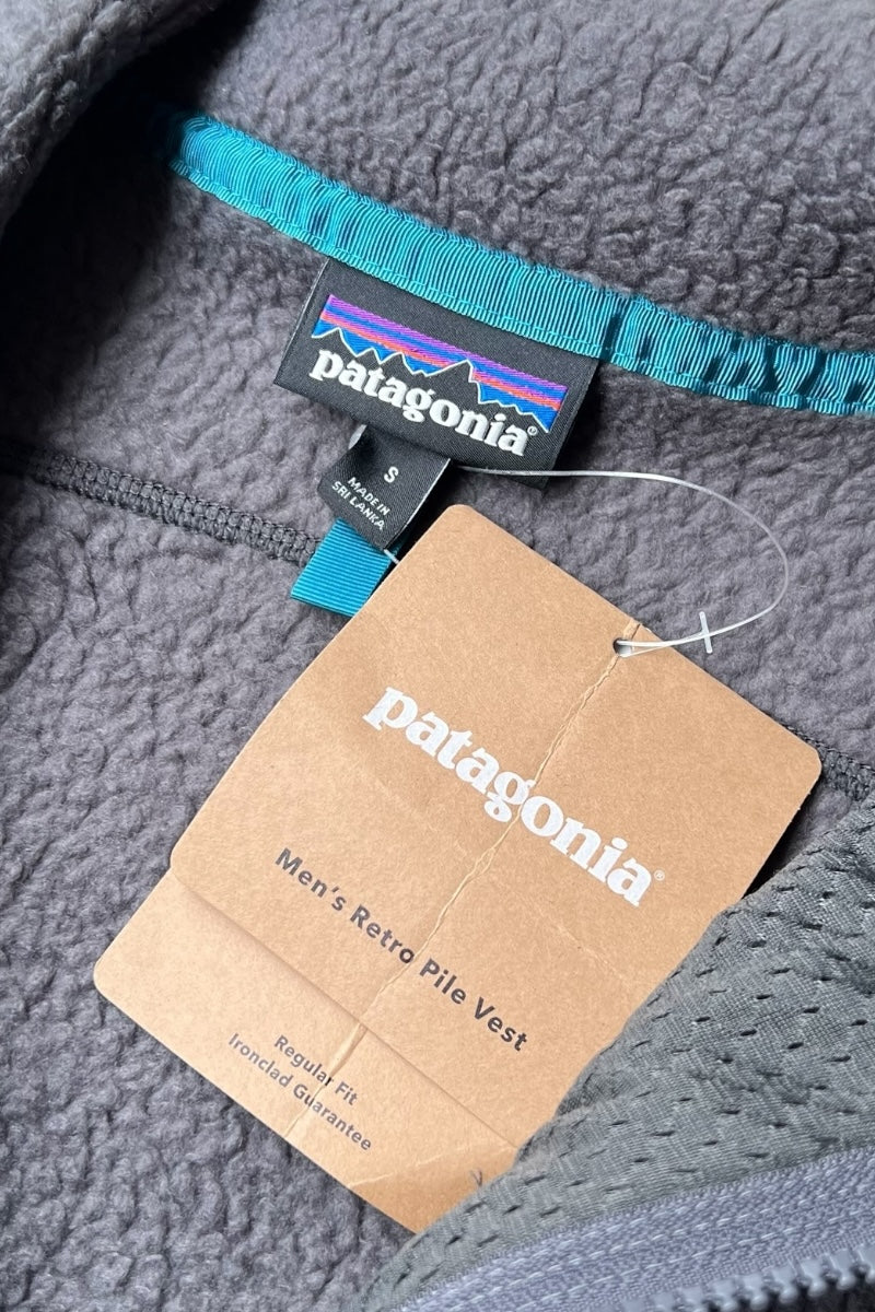 RETRO PILE VEST / GRAY [SIZE: S DEADSTOCK/NOS]