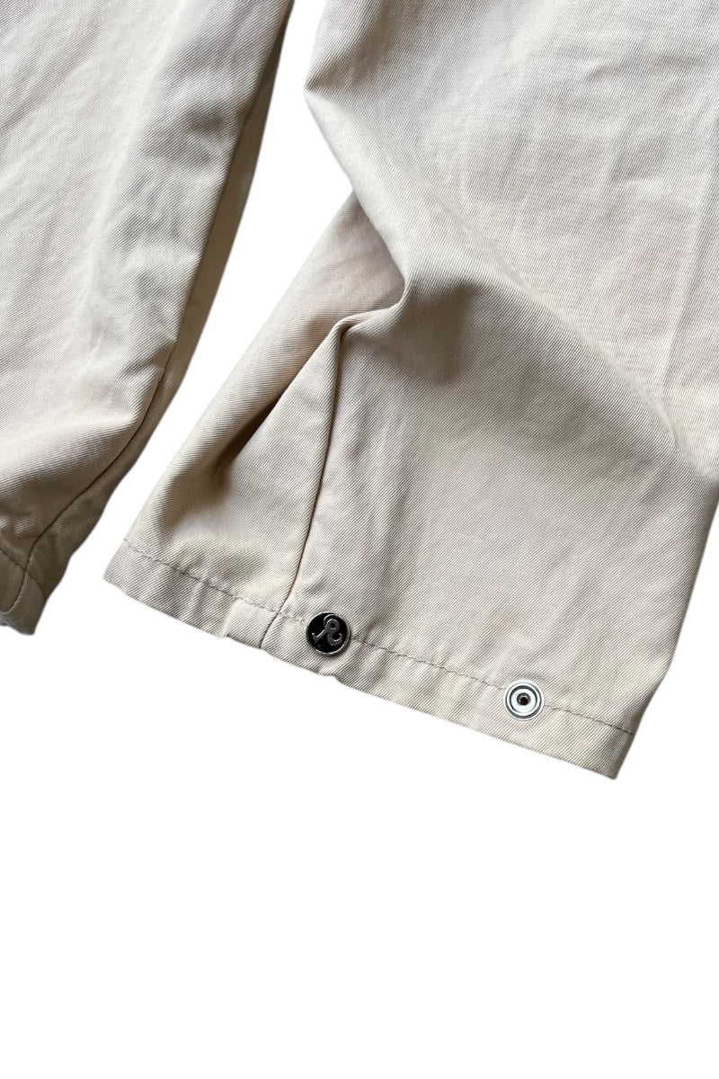 MADE IN USA COTTON ZIP JACKET / BEIGE [SIZE: L USED]