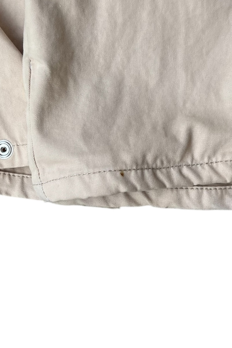 MADE IN USA COTTON ZIP JACKET / BEIGE [SIZE: L USED]