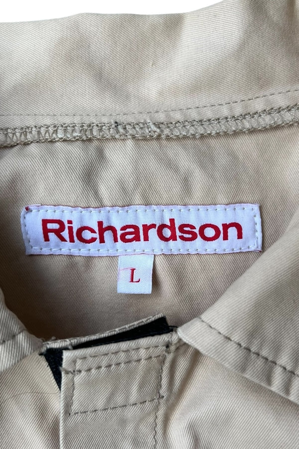 MADE IN USA COTTON ZIP JACKET / BEIGE [SIZE: L USED]