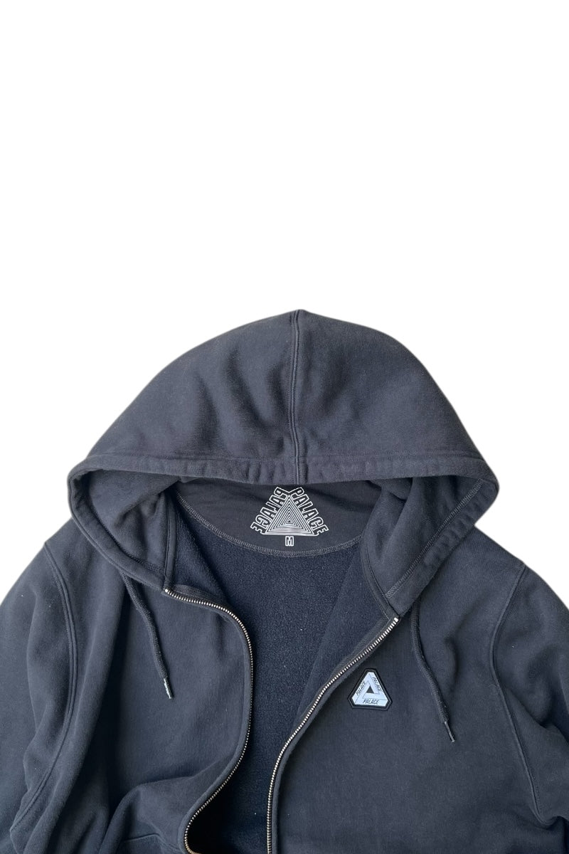 ZIP SWEAT HOODIE / BLACK [SIZE: M USED]