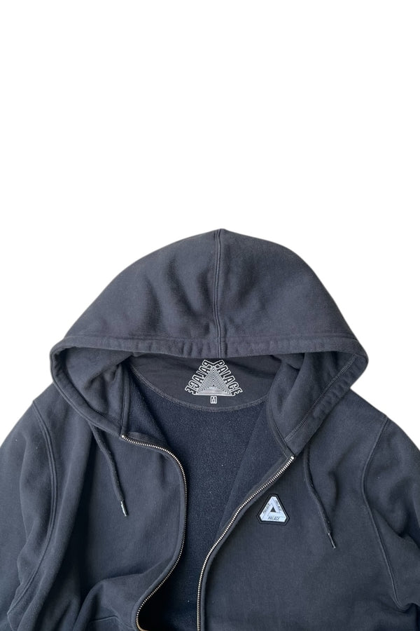 ZIP SWEAT HOODIE / BLACK [SIZE: M USED]