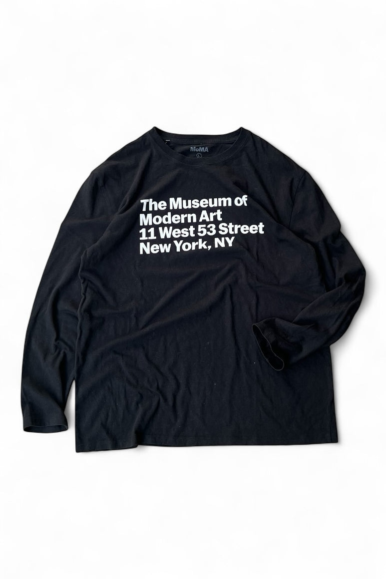 L/S T-SHIRT / BLACK [SIZE: L USED]