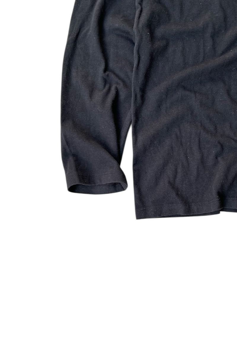 L/S T-SHIRT / BLACK [SIZE: L USED]