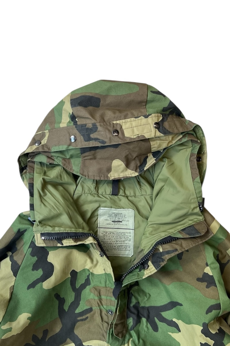 Y2K 01'S ECWCS GORE-TEX HOODIE JACKET / CAMO [SIZE: L USED]