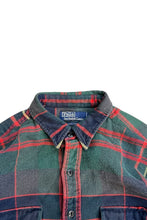 画像をギャラリービューアに読み込む, 90&#39;S COTTON FLANNEL L/S SHIRT / CHECK [SIZE: M USED]
