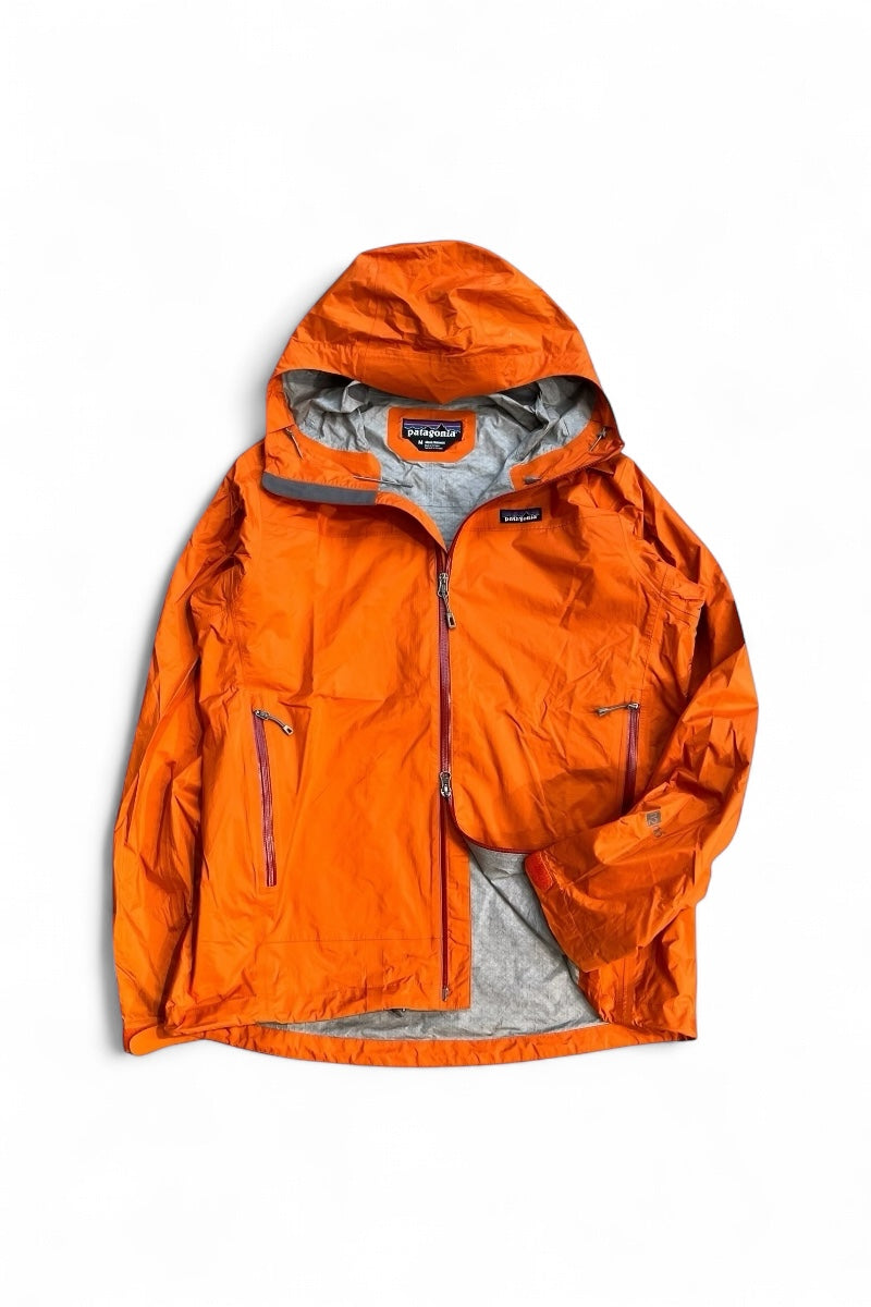 Y2K 01'S H2NO NYLON HOODIE JACKET / ORANGE [SIZE: M USED]