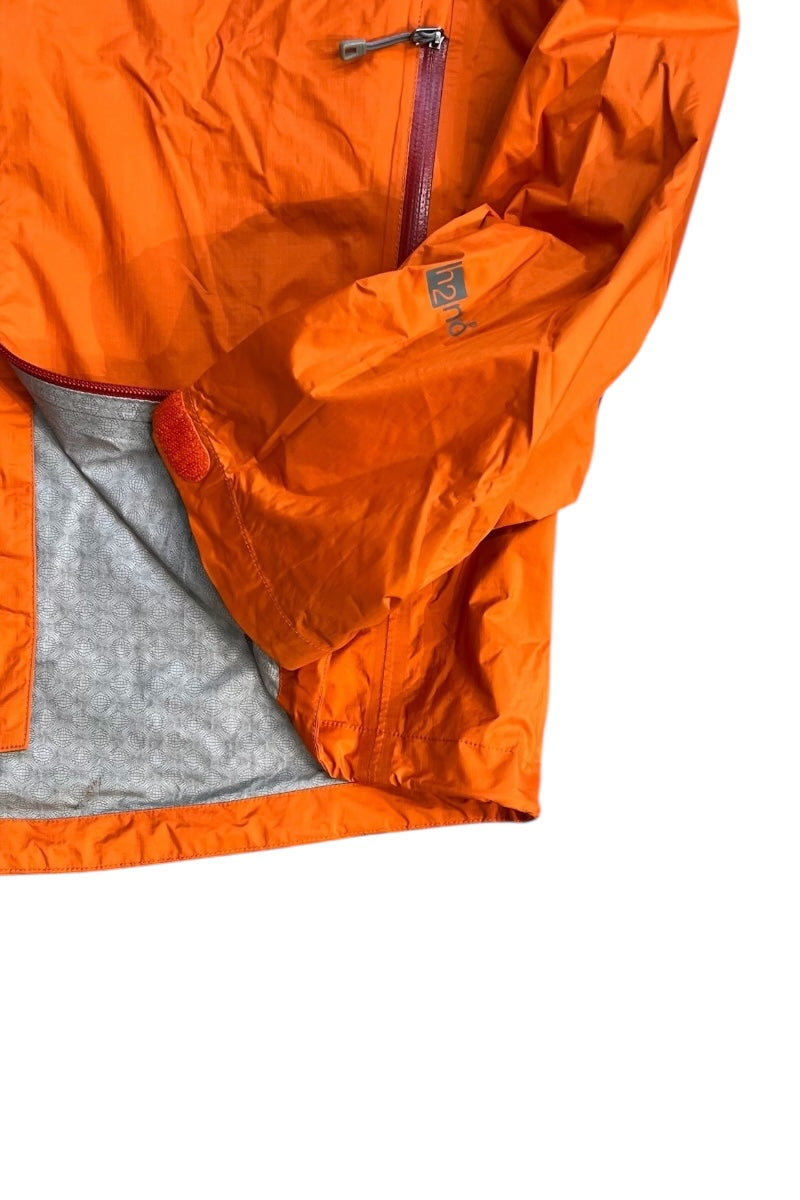 Y2K 01'S H2NO NYLON HOODIE JACKET / ORANGE [SIZE: M USED]