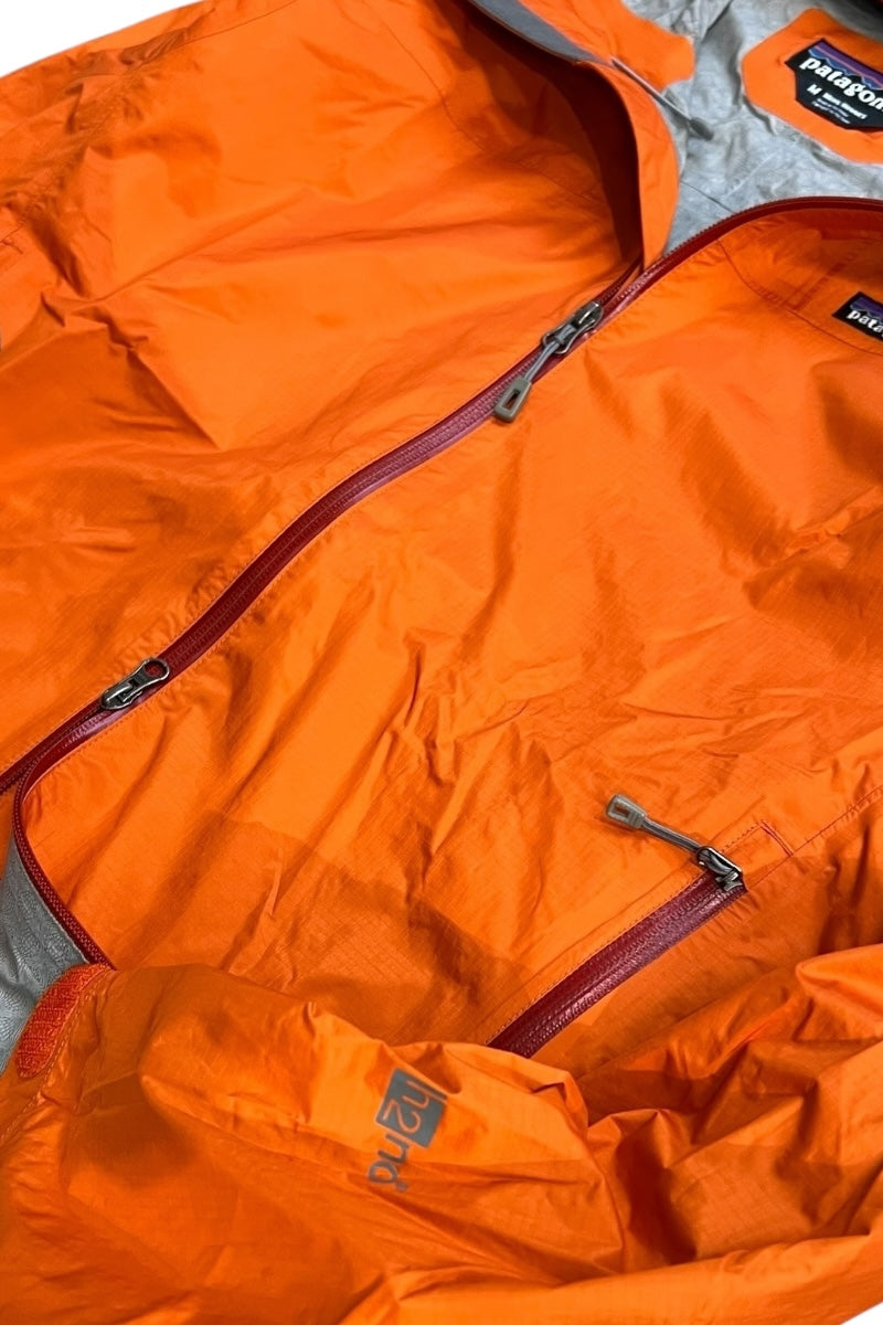 Y2K 01'S H2NO NYLON HOODIE JACKET / ORANGE [SIZE: M USED]