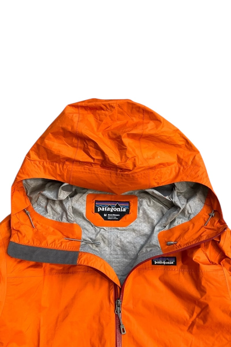 Y2K 01'S H2NO NYLON HOODIE JACKET / ORANGE [SIZE: M USED]