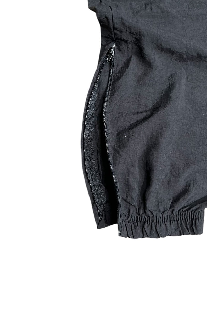 90'S NYLON PANTS / BLACK [SIZE: M USED]