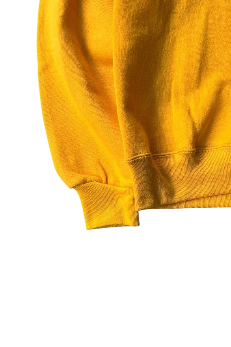 MADE IN USA 90'S SWEATSHIRT / YELLOW [SIZE: S DEADSTOCK/NOS]