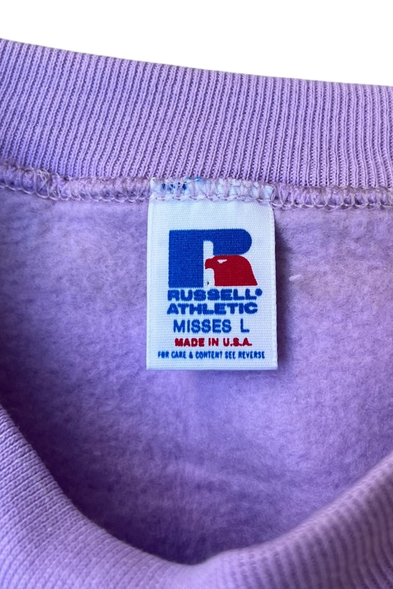 MADE IN USA 90'S SWEATSHIRT / PURPLE [SIZE: L DEADSTOCK/NOS]