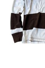 画像をギャラリービューアに読み込む, 90&#39;S L/S EXCLUSIVE OF DECORATION RUGBY SHIRT / BROWN [SIZE: M USED]
