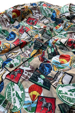 画像をギャラリービューアに読み込む, COTTON LINEN PATTERN L/S SHIRT / BEIGE [SIZE: S USED]
