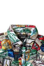 画像をギャラリービューアに読み込む, COTTON LINEN PATTERN L/S SHIRT / BEIGE [SIZE: S USED]
