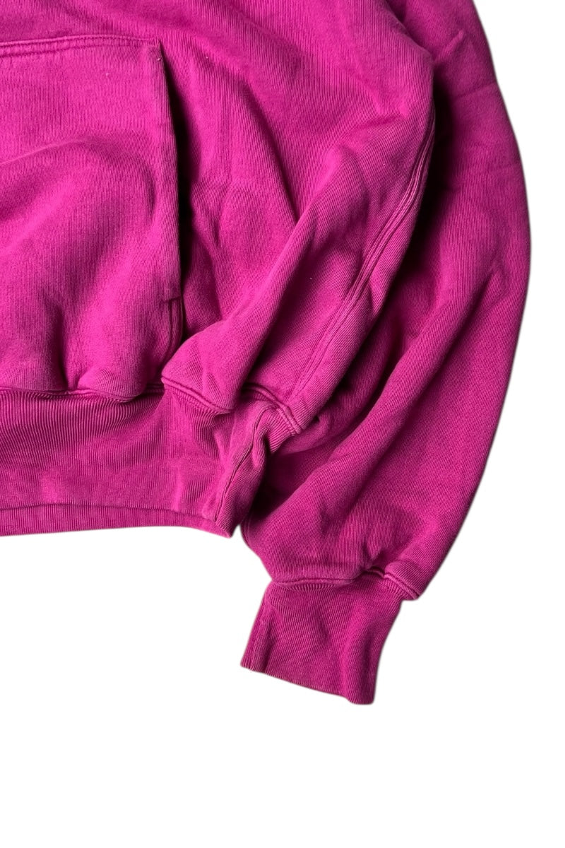 DOUBLE LAYER SWEAT HOODIE / PURPLE [SIZE: S USED]