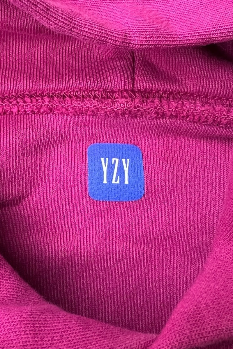 DOUBLE LAYER SWEAT HOODIE / PURPLE [SIZE: S USED]