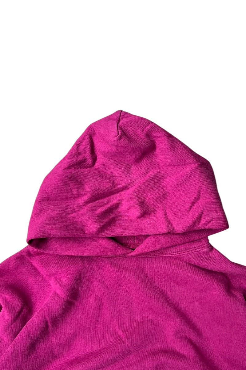 DOUBLE LAYER SWEAT HOODIE / PURPLE [SIZE: S USED]