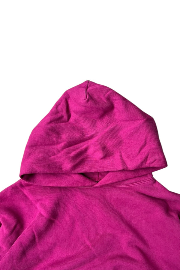 DOUBLE LAYER SWEAT HOODIE / PURPLE [SIZE: S USED]
