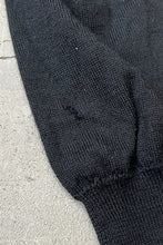 画像をギャラリービューアに読み込む, MADE IN ITALY 90&#39;S L/S WOOL KNIT POLO SHIRT / BLACK [SIZE: M USED]
