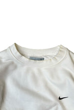 画像をギャラリービューアに読み込む, MADE IN TURKEY Y2K EARLY 00&#39;S ONE POINT LOGO SWEATSHIRT / WHITE [SIZE: L USED]
