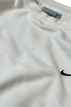 画像をギャラリービューアに読み込む, MADE IN TURKEY Y2K EARLY 00&#39;S ONE POINT LOGO SWEATSHIRT / WHITE [SIZE: L USED]
