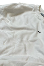 画像をギャラリービューアに読み込む, MADE IN TURKEY Y2K EARLY 00&#39;S ONE POINT LOGO SWEATSHIRT / WHITE [SIZE: L USED]
