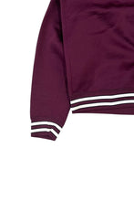 画像をギャラリービューアに読み込む, MADE IN USA 60&#39;S タタキタグ復刻 FOOTBALL SWEATSHIRT / BURGUNDY [SIZE: L USED]
