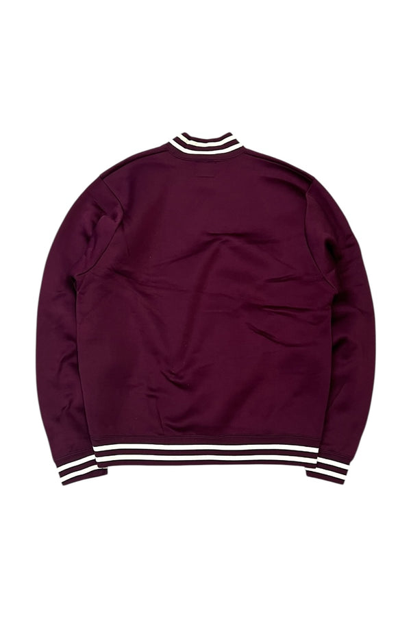 MADE IN USA 60'S TATAKI TAG REPLICA FOOTBALL SWEATSHIRT / BURGUNDY [SIZE: L USED]