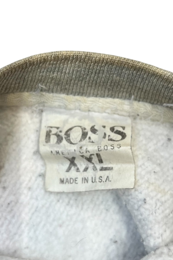 MADE IN USA 90'S BOSS SWEATSHIRT / GRAY [SIZE: 2XL USED]