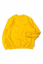 画像をギャラリービューアに読み込む, Y2K EARLY 00&#39;S ONE POINT LOGO SWEATSHIRT / YELLOW [SIZE: L USED]
