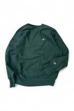 画像をギャラリービューアに読み込む, 90&#39;S ONE POINT REVERSE WEAVE SWEATSHIRT / GREEN [SIZE: XL USED]
