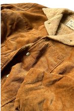 画像をギャラリービューアに読み込む, 60&#39;S CORDUROY BOA JACKET / BEIGE [SIZE: S USED]
