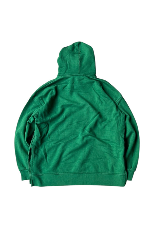 MADE IN PORTUGAL PULLOVER HOODIE SWEATSHIRT / GREEN [SIZE: M USED]