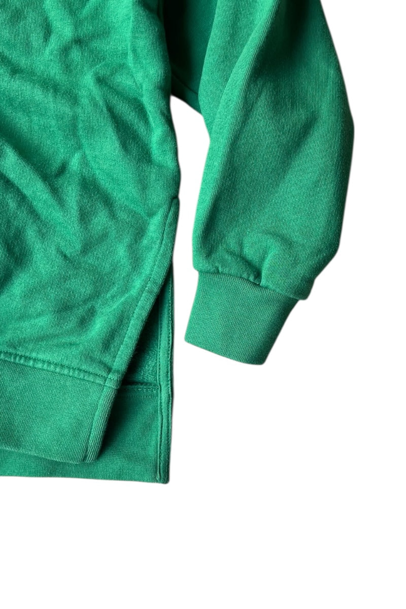 MADE IN PORTUGAL PULLOVER HOODIE SWEATSHIRT / GREEN [SIZE: M USED]