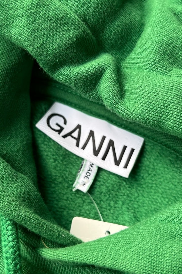MADE IN PORTUGAL PULLOVER HOODIE SWEATSHIRT / GREEN [SIZE: M USED]