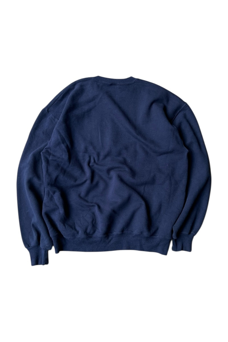 MADE IN USA 90'S YALE COLLEGE SWEATSHIRT / NAVY [SIZE: XL USED]