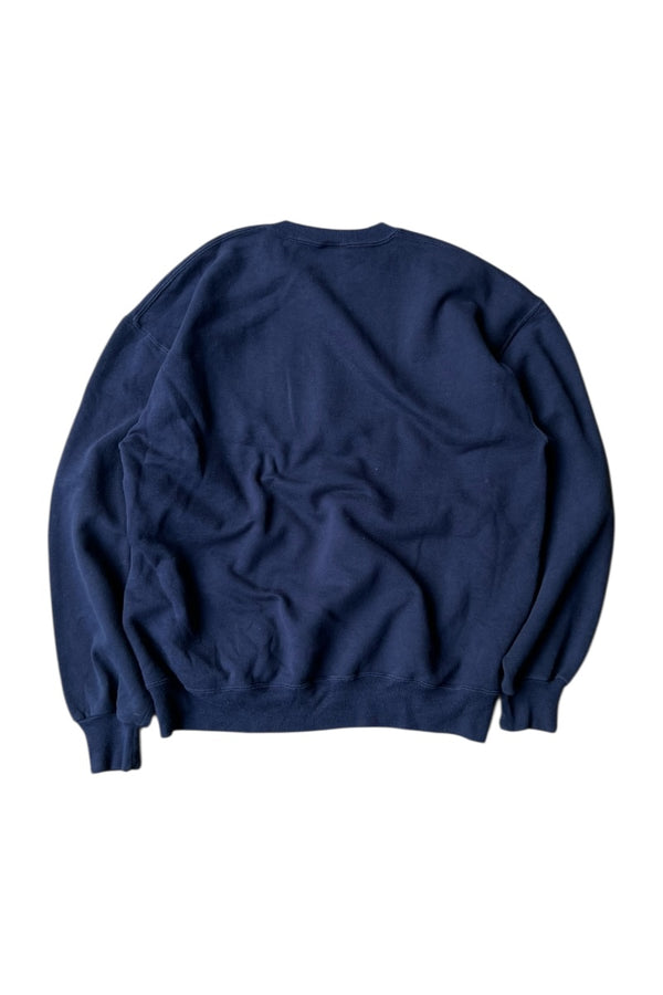 MADE IN USA 90'S YALE COLLEGE SWEATSHIRT / NAVY [SIZE: XL USED]