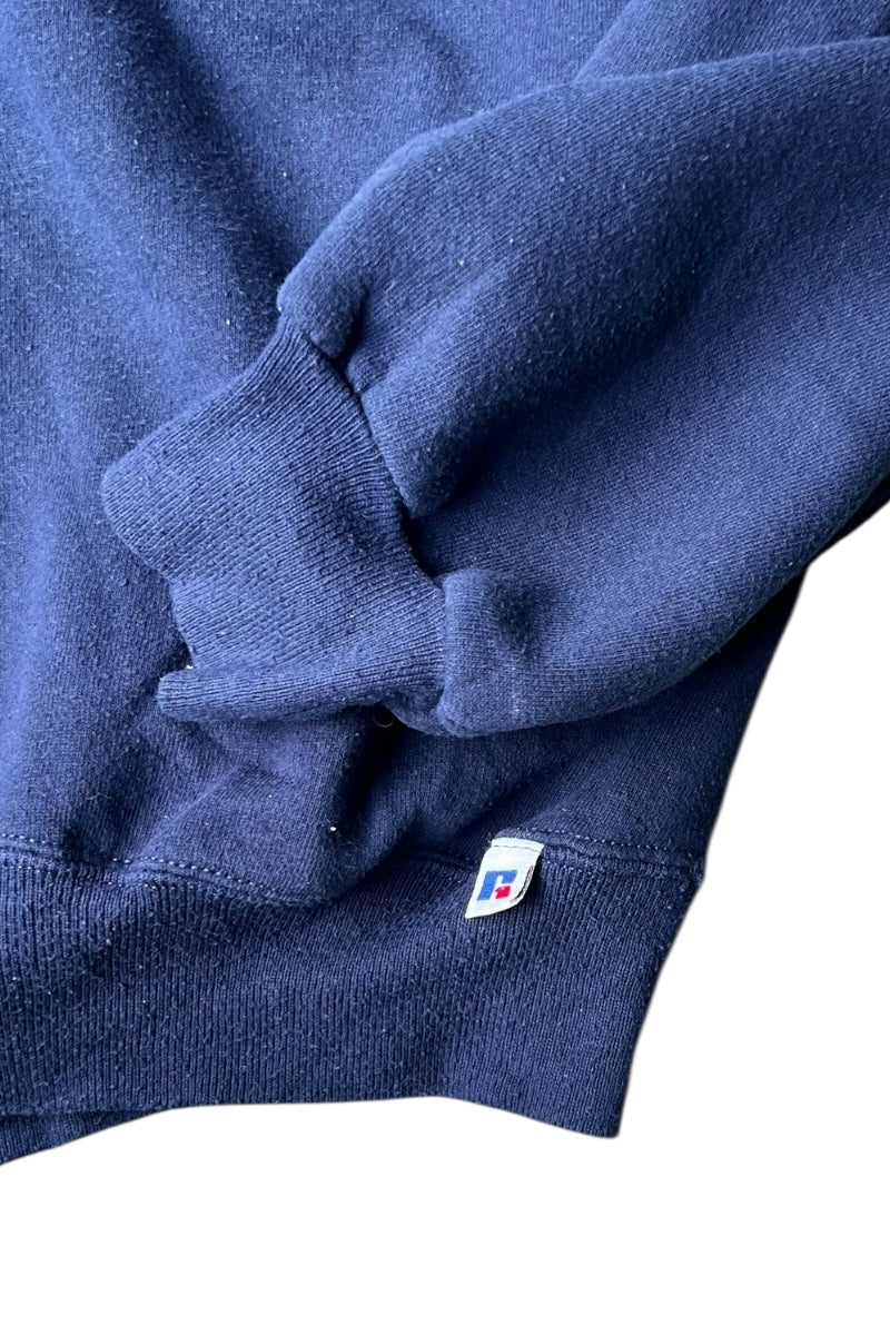MADE IN USA 90'S YALE COLLEGE SWEATSHIRT / NAVY [SIZE: XL USED]