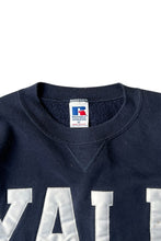 画像をギャラリービューアに読み込む, MADE IN USA 90&#39;S YALE COLLEGE SWEATSHIRT / NAVY [SIZE: XL USED]
