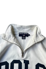 画像をギャラリービューアに読み込む, 90&#39;S HALF-ZIP SWEATSHIRT / WHITE [SIZE: M USED]
